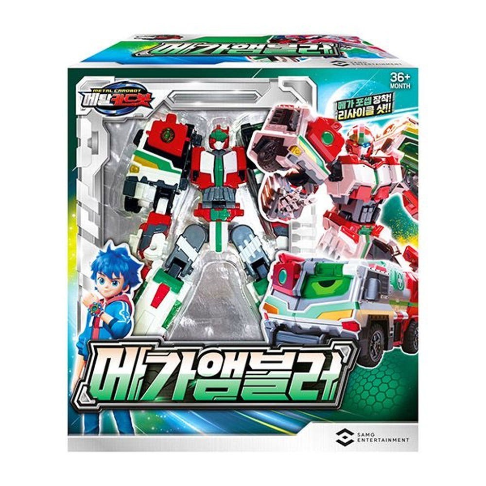 Metal Cardbot Mega Ambler Transforming Robot Toy | 100% Authentic Korea