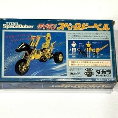 Takara Microman Titan Space Dobel Vintage Transforming Mecha Showa Used Japan