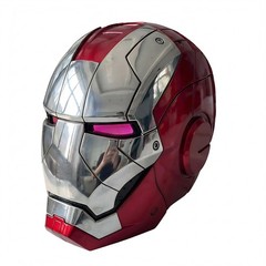 2024 Iron Man MK5 Helmet 1:1 Voice-controlled Mask Wearable Cosplay Props Gifts