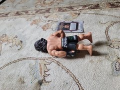 Round 5 URIJAH California Kid FABER UFC Figure W/ Panini Prizm Card Sleved Mint