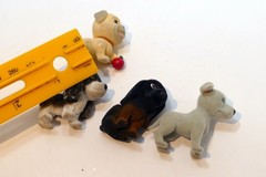 Hasbro Toys 1994 Puppy In My Pocket Dog pack of four lot Vintage