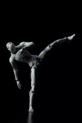Male Figure 1/12 Super Flexible Robot Man Action Joints Body Model Toys 6inches