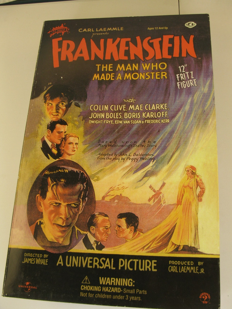 2001 Sideshow Universal Monsters Frankenstein FRITZ 12” Action Figure NISB