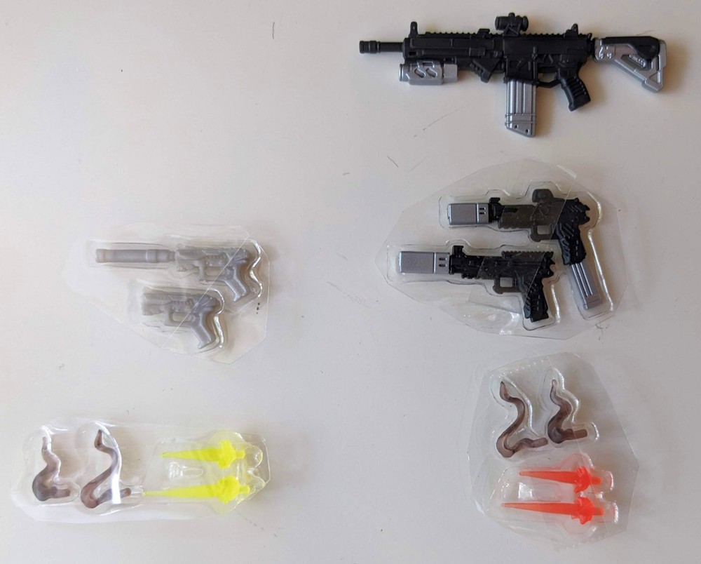 Marvel Legends GUNS EFFECTS Fodder (Shield 3 Pack Nick Fury Dugan Sharon Carter)