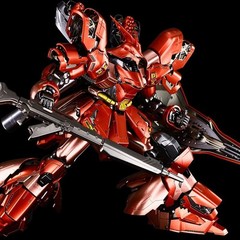 GUNDAM Chogokin MSN-04 Sazabi Matel Coloring Action Figure DIY Kits Gift Boxed