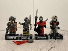 KRE-O GI JOE series 2 set of 12 minifigures Full Set Complete BAT EEL MORE LOT