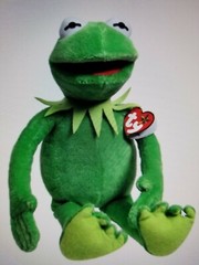 Ty Beanie Buddies Kermit the Frog 2013 Muppet’s Plush, Medium 16″ 40cm New