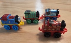 12 Thomas & Friends Micro Trains Lot – Mini Die-Cast/Plastic Toy Engines & Cars