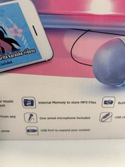 NEW, Disney Bluetooth MP3 Karaoke w/LED Light Show, Age 3 & Up
