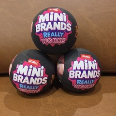 Zuru Mini Brands Really Works Vinyl Capsules – 3 Pack – In Hand SHIPS TODAY