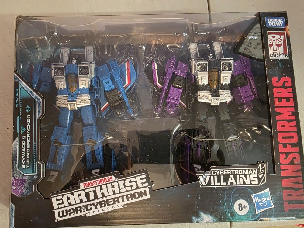 Transformers War for Cybertron Earthrise Skywarp and Thundercracker NEW SEALED