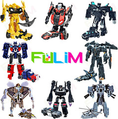 8 Pcs Mini Car Robot Toys, 3.5-Inch Small Hero Action Figures, Birthday Favors T