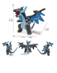 New Mega Charizard X Plush Soft Toy Doll Stuffed Animal Teddy 9″