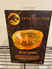 Mattel Jurassic Pakr Amber Collection Dr. Ian Malcolm Action Figure – NEW