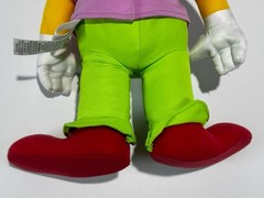 2001 Playmates The Simpsons Krusty the Clown Pull String Talking Doll Tested
