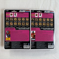 Super 7 G.I. Joe American Hero Ninja Force Cobra Commander & Snake Eyes Figures