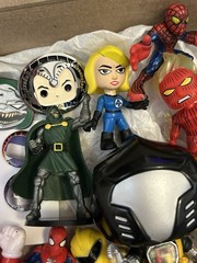 Mixed Lot Toys Action Figures 15 Star Trek Transformers SpiderMan Super Mario