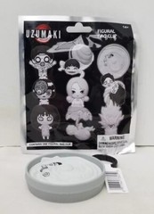 2024 Monogram 2.70″ Junji Ito Uzumaki Anime B&W “Spiral Dad” 3D Figural Bag Clip