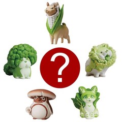 Japanese Blind Box Capsule Toy Vegetable Fairy Garden Animal Miniature Figure