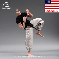Notaman 1/12 Male Flexible Strong Muscular Body Square Head 6”Action Figure Toy