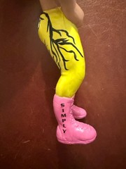 Ravishing Rick Rude LJN Style Xox Custom Figure Excellent Condition Solid Rubber