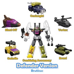 Blokees Transformers Defender Full Combination Bruticus Set & Combiner Kits 5in1