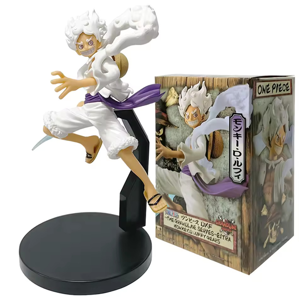 One Piece Nika Luffy Figure 18cm Anime Action PVC Model Collectible Statue Toy