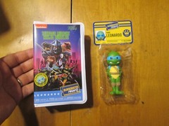 FUNKO POP BLOCKBUSTER REWIND VHS TEENAGE MUTANT NINJA TURTLES LEONARDO CARD