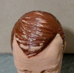 1960’s Marx Johnny West Mike Hazard Head Good Cond head paint wear