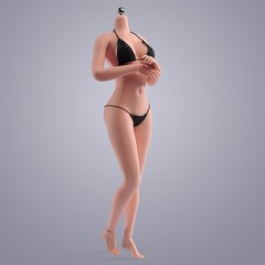 USA ANT AB003S 1/6 Female Seamless Body Model 12″ Flexible Normal Action Figure