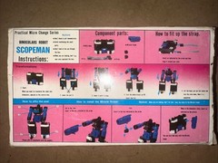 Robot Scopeman Binoculars Micro Change Diaclone Takara KO AL-ES Transformers
