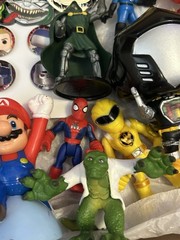 Mixed Lot Toys Action Figures 15 Star Trek Transformers SpiderMan Super Mario