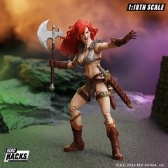 Red Sonja Hero H.A.C.K.S. 1:18 Scale Action Figure – Boss Fight Studio