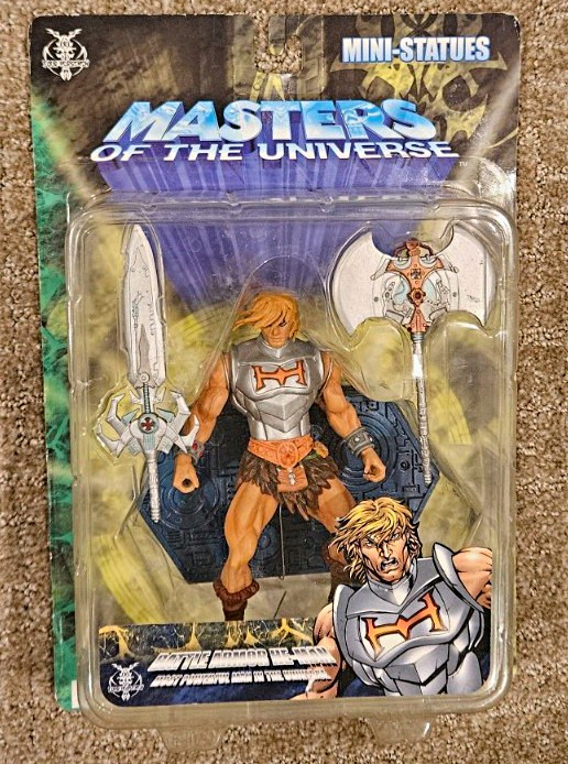 200x MOTU Battle Armor He-Man Mini-Statues – Four Horsemen Stactions