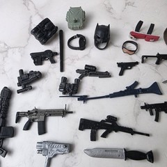 1:12 Scale Random Gun And Accessories Lot – As Shown And As Is. Some Gi Joe