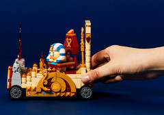 Kakao Friends Choonsik 3-Set Blocks Parade Car Pharaoh Royal Coach Korea Limited