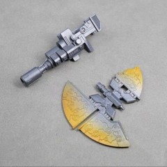 For SSGE WFC03 OP Prime Upgrade Kit Rear Cover Gun Axe Weapon Filling Parts
