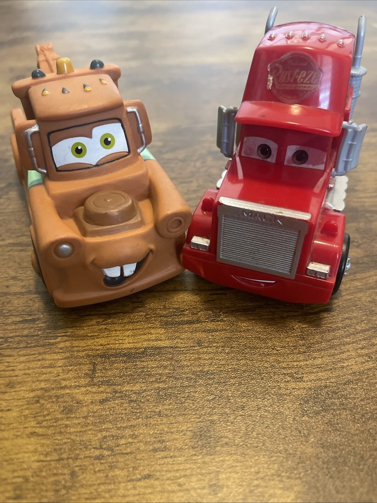 Pixar Cars Mater and Mack Die Cast / Plastic Cars Trucks – Mattel – Disney