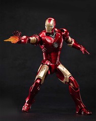 Marvel Avengers Iron Man Mark 3 MK3 Ironman LED Light Figure 1:10 Model Z.D Toys