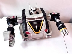 1997 BANDAI POWER RANGERS TURBO DELUXE ARTILLATRON TRANSPORT CIB