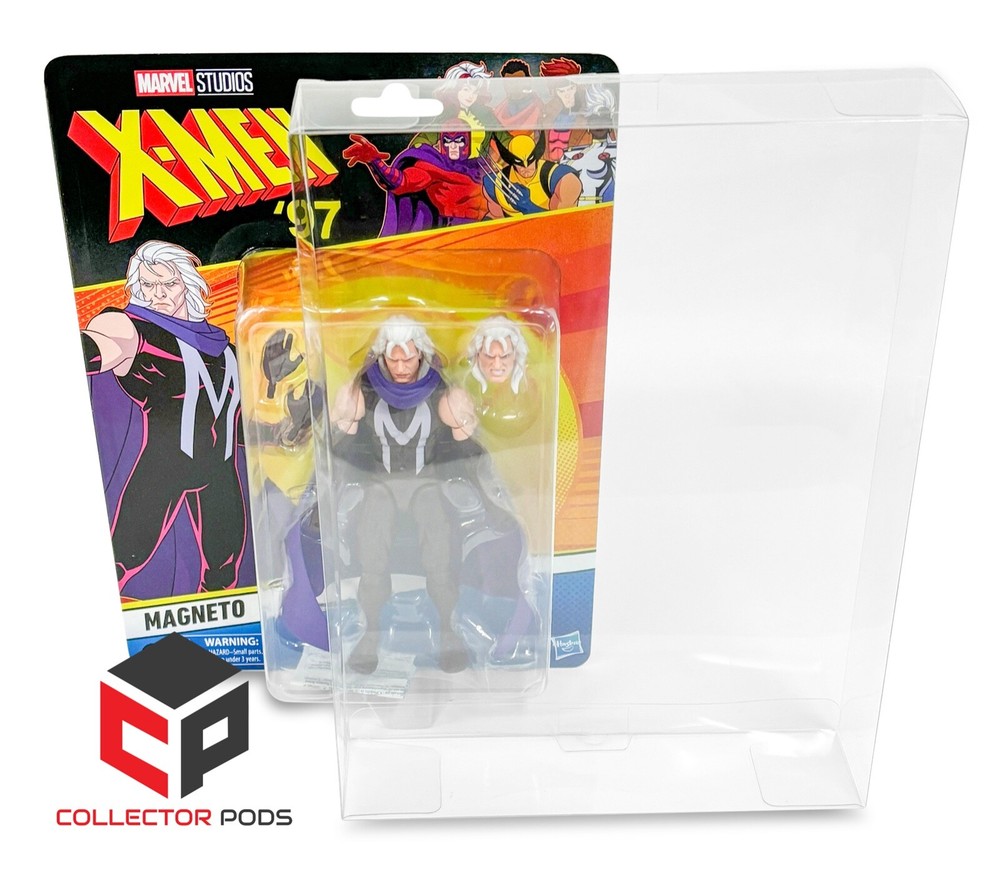 (1) Custom Box Protector for MARVEL X-Men ’97 Purple Magneto 6″ Action Figures