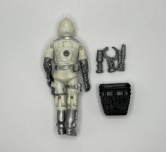 GI Joe Cobra B.A.T. Custom white G.I. Joe complete Figure 2011 By Black Major