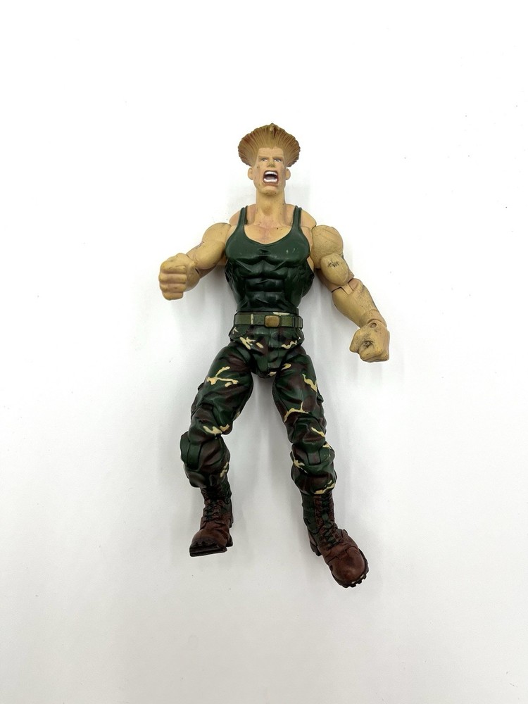 Street Fighter Round 3 GUILE Action Figure SOTA Toys 2005 Capcom – Loose