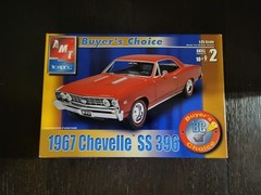 1967 Chevelle SS 396 1:25 AMT ERTL Model Kit NEW Unbuilt