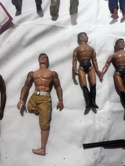 Vintage Action Figure Lot Mego Star Trek Big Jim Wolf Pack GI Joe Maskatron Marx