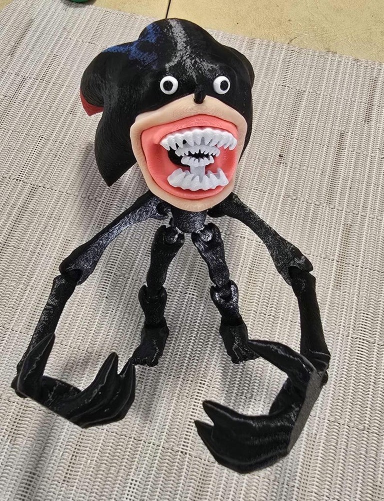 Shin Shadow Large 8″ tall, 13″ long Articulated Fidget toy glow in the dark