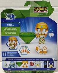 Sonic the Hedgehog TIKAL Figure 35th Anniversary Jakks Pacific w Master Emerald