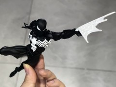 New In Box Mess Toys Symbiote Spider-Man Action Figure Toy With Extra Webbing