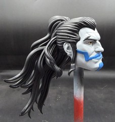 Hot Toys Custom En Sabah Nur Grey Head 1/6 Scale Painted