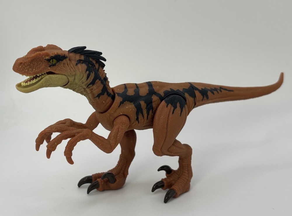 Jurassic World 3.75 Rebirth Orange VELOCIRAPTOR Dinosaur action figure LOOSE